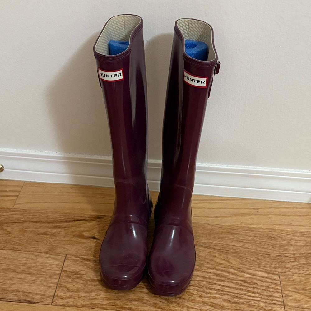 Hunter Deep Purple Tall Boots